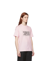 Burberry Pink Logo Ariana T Shirt