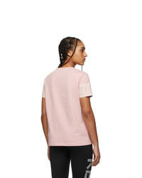 Kenzo Pink Logo Sport T Shirt
