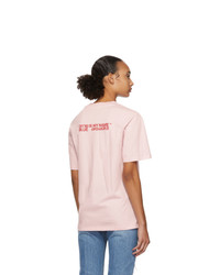 Sjyp Pink Logo T Shirt