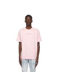 DOUBLE RAINBOUU Pink Logo T Shirt