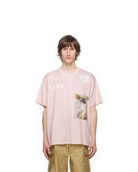 Burberry Pink Love Statues T Shirt