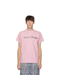 Noon Goons Pink Mirror Script T Shirt