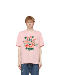 Doublet Pink Not Valentine Embroidery T Shirt