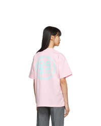 Honey Fucking Dijon Pink Small Logo T Shirt