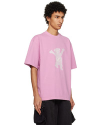 We11done Pink Teddy T Shirt