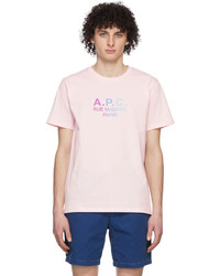 A.P.C. Pink Tony T Shirt