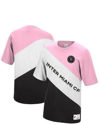 Mitchell & Ness Pinkblack Inter Miami Cf Play By Play T Shirt