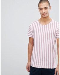 Jack & Jones Premium T Shirt With Vertical Stripe