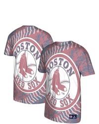 Mitchell & Ness Red Boston Red Sox Historic Logo Jumbotron T Shirt