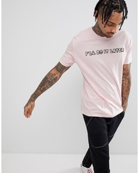 ASOS DESIGN Relaxed T Shirt With Ill Do It Later Embroidery