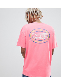 Vans Retro T Shirt With Back Print In Pink At Asos