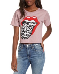 Day by Daydreamer Rolling Stones Leopard Tongue Tee