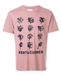 Kent & Curwen Rose Print T Shirt