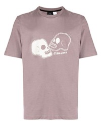 PS Paul Smith Skull Print Cotton T Shirt