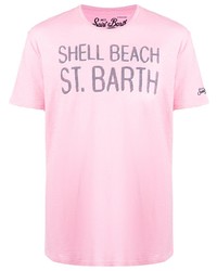 MC2 Saint Barth Slogan Print Cotton T Shirt