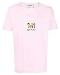 Iceberg Snoopy Print T Shirt