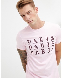 ASOS DESIGN T Shirt With Paris Text Print