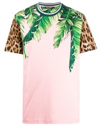 Dolce & Gabbana Tropical Animal Print T Shirt