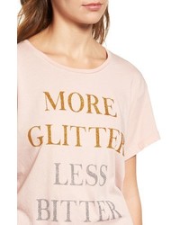 Wildfox Couture Wildfox More Glitter Manchester Tee