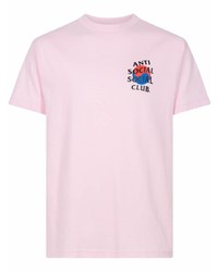 Anti Social Social Club X Case Study Logo Print T Shirt