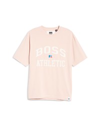 BOSS X Russell Athletic Tra Varsity Logo T Shirt
