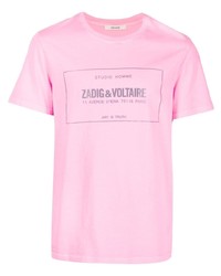 Zadig & Voltaire Zadigvoltaire Ted Logo Print T Shirt