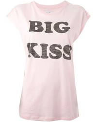 Zoe Karssen Big Kiss Print T Shirt