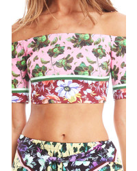 Clover Canyon Floral Collage Crop Top
