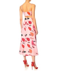 Alice McCall Lips Pink Celestine Cropped Top
