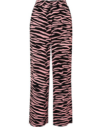 Pink Print Dress Pants