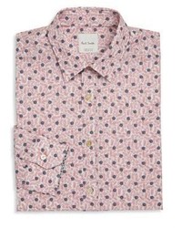 Paul Smith Floral Print Cotton Dress Shirt