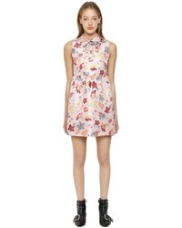 RED Valentino Floral Printed Faille Mini Dress