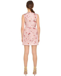RED Valentino Floral Printed Techno Faille Dress