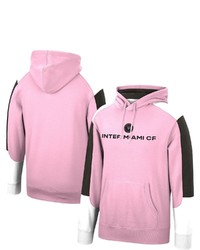 Mitchell & Ness Pink Inter Miami Cf Fusion Fleece Pullover Hoodie
