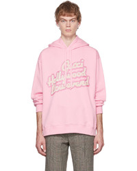 Gucci Pink Patch Hoodie
