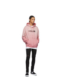 Ksubi Pink Sign Of The Times Hoodie