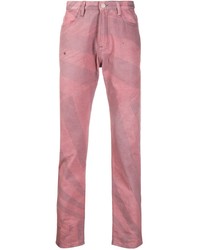 Pink Print Jeans