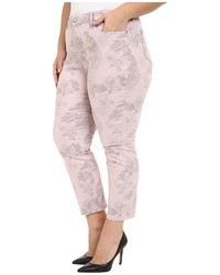 Nydj Plus Size Plus Size Ira Ankle In Pink Floral