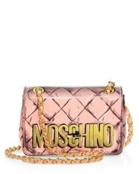 Moschino Fantasy Small Printed Patent Leather Crossbody Bag