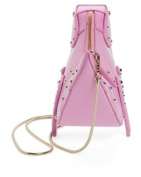 Kate Spade New York Whimsies T Rex Leather Crossbody Bag Pink