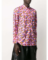 Comme Des Garcons SHIRT Comme Des Garons Shirt Abstract Printed Pocket Shirt