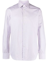 Corneliani Micro Dot Print Cotton Shirt