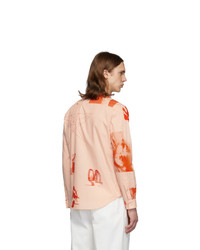Paul Smith Pink Abstract Collage Shirt