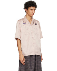 Needles Pink Embroidered Shirt