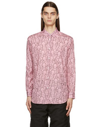 Comme Des Garcons SHIRT Pink Kaws Edition Print Pattern B Shirt