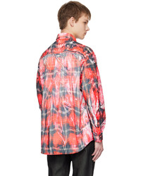 Doublet Red Mirage Checked Shirt