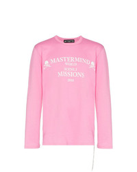 Mastermind Japan Missions Long Sleeved Cotton T Shirt