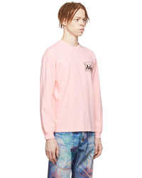 Aries Pink Cotton T Shirt