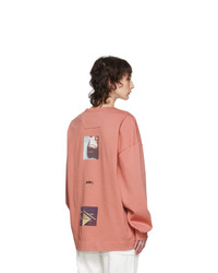 Juun.J Pink Graphic T Shirt