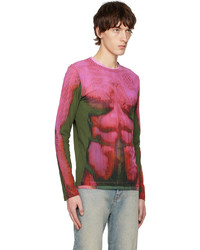 Y/Project Pink Jean Paul Edition Long Sleeve T Shirt